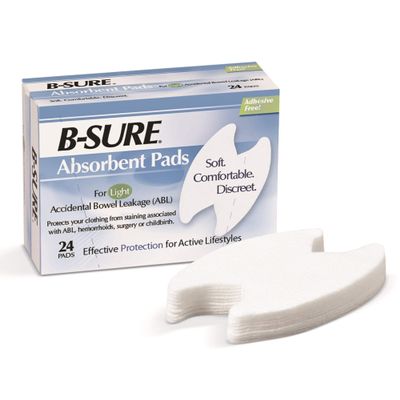 B-Sure Incontinence Liner, Heavy Absorbency One Size Fits Most Unisex Disposable, 14-7031-224 - Case of 288