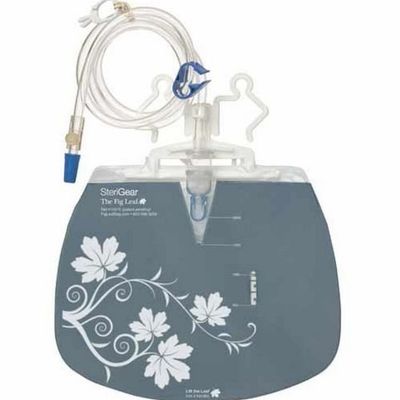 Ensur Fig Leaf Lite Urinary Drain Bag, Anti-Reflux Valve 2000 mL Vinyl, Large, 1 Count - Sold by: Pack of One