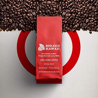 100% KONA WHOLE BEANS (MEDIUM ROAST, 16 OZ)