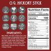 Righteous Felon Meat Sticks | 100% Grass Fed Beef | 9g Protein per Stick | Keto, Gluten-Free, Low Sugar, High Protein Snack Sticks | Individually Wrapped | OG Hickory Beef Sticks, 10 Count view 2