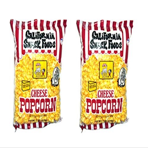 CALIFORNIA SNACK FOODS Cheese Popcorn 49.7g. / 1.75 oz. - 2 PACK.