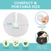 G Tube Button Covers Peritoneal Dialysis Accessories Feeding Tube Pads Peg Ng J Tube Holder Cotton Nursing Pads Nephrostomy Catheter Supplies Support for Adults Soft Reusable G Tube Covers (12 Pack) view 2