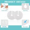 G Tube Button Covers Peritoneal Dialysis Accessories Feeding Tube Pads Peg Ng J Tube Holder Cotton Nursing Pads Nephrostomy Catheter Supplies Support for Adults Soft Reusable G Tube Covers (12 Pack) view 3