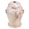 Gregspol Ltd Stone Casket Natural Onyx Cremation Ashes Memorial Funeral Urn for Adult (Rose on The top) view 1