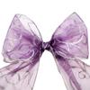 Morex Ribbon Wired Swirl Sheer Glitter Ribbons, Holiday Ribbon for Crafts and Christmas Decorations, Gift Wrapping, 4" x 25 yd, Purple/Silver view 2