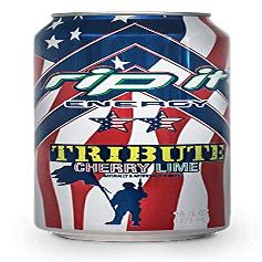 Rip It Energy Drinks Tribute Editions (Tribute Cherry Lime, 12 Cans)
