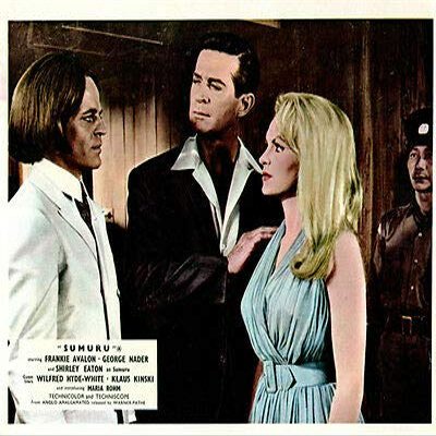 SUMURU Million Eyes of Original Lobby Card Maria ROHM Klaus KINSKI George Nader