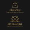 Attibassi Coffee Capsules  Compatible with Nespresso (100 Pack)  Intenso Italian Dark Roast Espresso Pods view 2