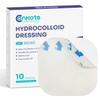 Conkote Hydrocolloid Wound Dressing 4x 4, Sterile Thin Adhesive Patches, Box of 10 Dressings view 1