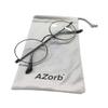 AZorb Blue Light Blocking Glasses for Women Men Retro Round Metal Frame Eyeglasses (Black) view 3