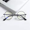 AZorb Blue Light Blocking Glasses for Women Men Retro Round Metal Frame Eyeglasses (Black) view 4