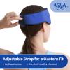 Hilph Headache Ice Pack Migraine Ice Head Wrap, Reusable Head Cold Pack Forehead Ice Pack for Migraine Relief, Headache Tension, Sinus Pain, Chemo, Stress Relief (Blue) view 3
