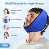 Hilph Face Ice Pack Wisdom Teech Ice Pack Head Wrap for Facial Oral Surgery Pain Relief for TMJ, Jaw Ice Wrap with 4 Hot Cold Gel Packs Reusable for Tooth Extraction & Teeth Removed, Tonsil Blue view 2