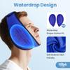 Hilph Face Ice Pack Wisdom Teech Ice Pack Head Wrap for Facial Oral Surgery Pain Relief for TMJ, Jaw Ice Wrap with 4 Hot Cold Gel Packs Reusable for Tooth Extraction & Teeth Removed, Tonsil Blue view 3