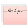 Andaz Press Blush Pink Rose Elegant Party Collection, Blank Thank You Note Cards with Envelopes, 24-Pack view 1