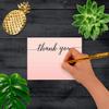 Andaz Press Blush Pink Rose Elegant Party Collection, Blank Thank You Note Cards with Envelopes, 24-Pack view 2