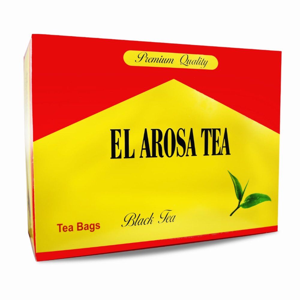 Al Arousa Alarousa Black Tea Bags Teas Indian Kenyan Organic Traditional Egyptian Dust Egypt Arabian Strong Rich Pure Oriental Natural Taste Breakfast ( Tea Bag 50 )