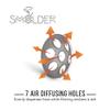 1/4 Inch (.250") Titanium Rigid Concave Filters - Utility Screens (5 Pack) view 4