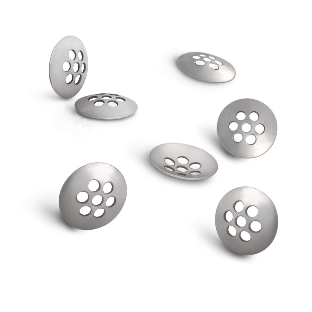 3/8 Inch (.375") Titanium Rigid Concave Filters - Utility Screens (5 Pack)