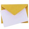 140 Mini Envelopes With White Blank Note Cards, Mini Envelopes 4"x 2.7" For Business Cards, Gift Cards (Gold) view 2