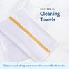 Groko Textiles Universal Cleaning Towels, Gold Striped-White Bulk 60 Pack, 16 X 19 100% Cotton Fully Bordered Commercial Grade Terry Weave Cloth Bar Mops for Everyday Restaurant or Home Use view 2