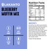 Lakanto Sugar Free Blueberry Muffin Mix - Naturally Flavored, Sweetened with Monk Fruit Sweetener, Keto Diet Friendly, Low Net Carbs, Gluten Free, Breakfast Food, Delicious, Easy to Make (6.77 oz) view 3
