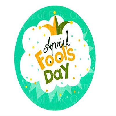 1/4 Sheet - April Fools Day Birthday - D22336 - 2D Edible Cake/Cupcake Party Topper - D22336