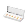 Healifty Stainless Steel Pill Organizer Box Waterproof Pill Box Dispenser Holder Container for for Outdoor Travel Camping view 4