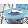 Folding Commode Chair Elderly,Bedroom Chair with Built in Commode Seat Household Non-Slip Bath Chair,for Pregnant Woman view 2