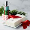 By Madee: 50 Pack Premium Christmas Napkins Disposable | Disposable Hand Towels for Bathroom | Linen Like Elegant Holiday Napkins for Unforgettable Celebrations | Made in Airlaid Paper (Silver Tree) view 2