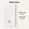 By Madee: 50 Pack Premium Christmas Napkins Disposable | Disposable Hand Towels for Bathroom | Linen Like Elegant Holiday Napkins for Unforgettable Celebrations | Made in Airlaid Paper (Silver Tree) view 4