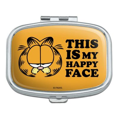 Garfield This is My Happy Face Rectangle Pill Case Trinket Gift Box