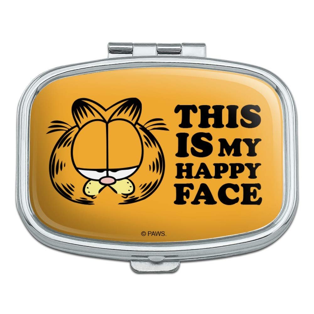 Garfield This is My Happy Face Rectangle Pill Case Trinket Gift Box
