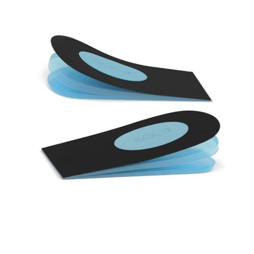 SOL3 Adjustable Orthopedic Heel Lift Inserts, Height Increase Insoles for Leg Length Discrepancies, Heel Spurs, Heel Pain and Achilles Tendonitis (Pack of 2)