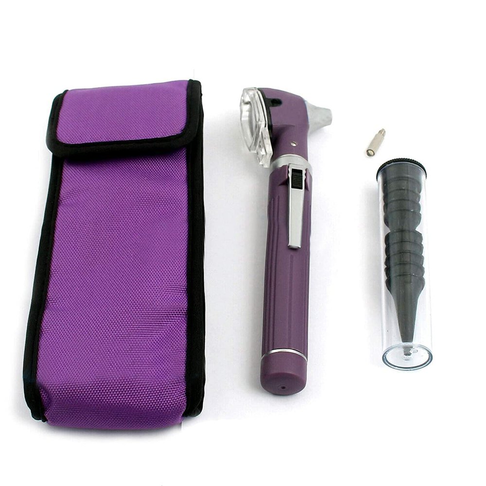 AAProTools Otoscope - Ear Scope with Light, Ear Infection Detector, Pocket Size (Purple Color)