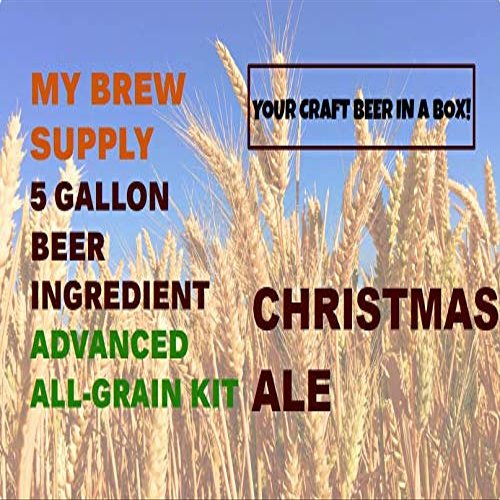 Christmas Ale Advanced All Grain 5 Gallon Home Brewing Beer Ingredient Recipe Kit by My Brew Supply