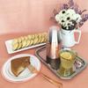 100 Piece Rose Gold Plastic Forks Set - Reusable & Recyclable - Rose Gold Plastic Forks for Weddings, Anniversaries, Showers, Parties - Elegant and Sturdy Utensils by JL Prime view 4