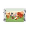 60 Forest Animals Miniatures Candy Bar Wrapper Decorations, Woodland Creatures Mini Candy Bar Stickers for Baby Shower or Birthday Party. Made in USA view 1