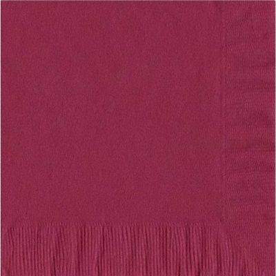 100 2-Ply Luncheon Personalized Napkins (Burgundy)