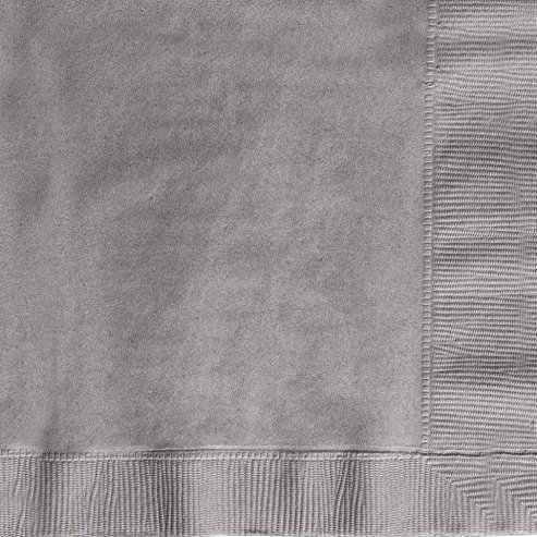 100 2-Ply Luncheon Personalized Napkins (Gray)