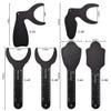 Angzhili 6 Pcs Dental Contraster Intraoral Photographic Dental Black Background Board Dental Photo Contrast Kit view 2