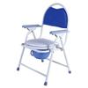XWZJY Homecare Commode Chair Folding Bath Toilet Seat Pregnant Bath Stool with Safety Steel Frame,Tool-Free Assembly for Seniors, Disabled view 1