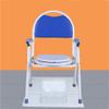 XWZJY Homecare Commode Chair Folding Bath Toilet Seat Pregnant Bath Stool with Safety Steel Frame,Tool-Free Assembly for Seniors, Disabled view 3