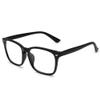 Jcerki +3.00 Reading Glasses D Shape Bifocals with line Unisex Matt Black Spectacles view 1