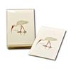 Earth Sky + Water - White Ibis Notecard Set - 8 Blank Cards with Envelopes view 3