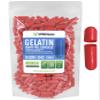 XPRS Nutra Size 00 Empty Capsules - 500 Count Empty Gelatin Capsules - Pills DIY Capsule Filling - Fillable Pill Gel Caps for Do-It-Yourself Supplements (Red)