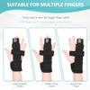 fibee Trigger Finger Splint, Adjustable Two Finger Splint Full Hand and Wrist Brace Support, Metal Straightening Immobilizer Treatment for Sprains, Mallet Injury, Arthritis(S/M) view 4