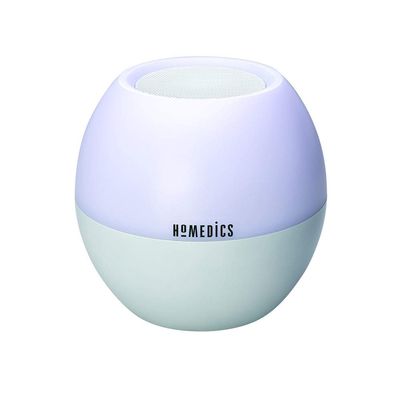 HoMedics SoundSpa Sunrise, Sleep Sound Machine for Adults and Babies, 4 Calming Sounds, 4 Wake-Up Sounds, Bluetooth Speaker, Automatic Shutoff, Natural Light, Night-Light with 7 Color Options, Gift