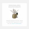 Ellia Palm Queen Porcelain Aroma, Cordless Pineapple Essential Oil Diffuser, Gold view 2