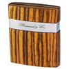 Brizard & Co Venezia Wood Wrapped Single Jet Fleur de Lis Flame Lighter (Zebrawood) view 2